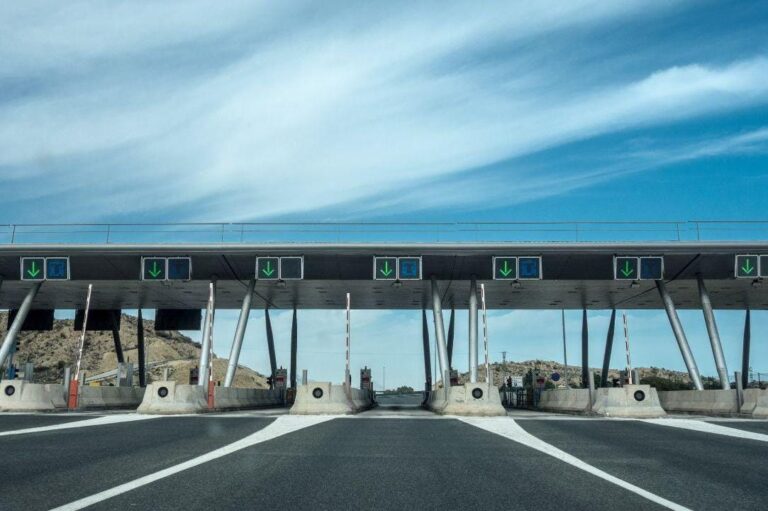 Satellite based toll system,