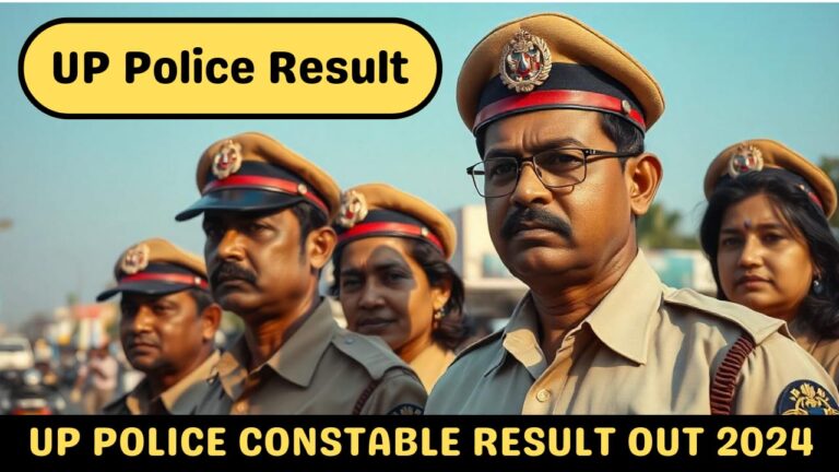 UP Police Constable Result Out 2024 :