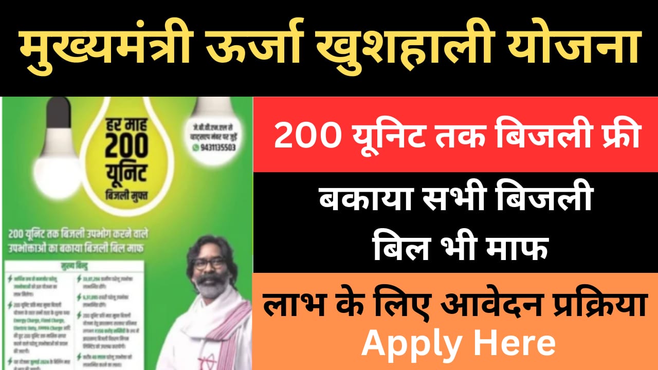 Mukhyamantri Urja Khushhali Yojana 2024 :